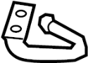 View Bracket. Exhaust. Muffler. (Front, Rear) Full-Sized Product Image 1 of 7