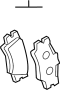 View Disc Brake Pad Set (Rear) Full-Sized Product Image