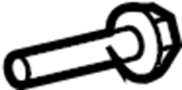 View Suspension Strut Bolt Full-Sized Product Image 1 of 7