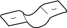 View Suspension Stabilizer Bar Bracket (Rear, Lower) Full-Sized Product Image 1 of 4