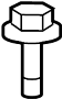 View Bolt. Fender. Channel. (Front) Full-Sized Product Image 1 of 10