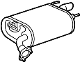 View Exhaust Tail Pipe Tip Full-Sized Product Image