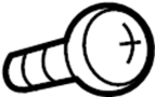 View Screw. Switch. Steering. Bolt. Wheel.  Full-Sized Product Image