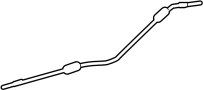 Image of Door Latch Cable (Rear) image for your 2016 Toyota Camry   