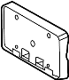 View Bracket, Bumper E. License Bracket. (Front) Full-Sized Product Image 1 of 2