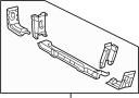 View Radiator Support Tie Bar (Front, Lower) Full-Sized Product Image