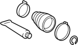 View CV Joint Boot Kit (Front) Full-Sized Product Image