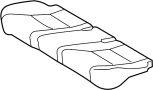 View Seat Cover (Rear) Full-Sized Product Image 1 of 2