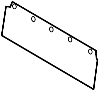 Image of Seat Back Panel (Rear) image for your 2017 TOYOTA CAMRY