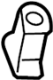 View Tie Down Hook (Front, Rear, Lower) Full-Sized Product Image