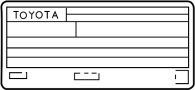 Image of Label, Emission Control. Label, Information. image for your 2014 Toyota Tacoma 2.7L A/T 4WD Base Crew Cab Pickup Fleetside 