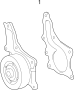View Engine Water Pump Gasket Full-Sized Product Image