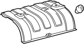 View Floor Pan Heat Shield (Rear) Full-Sized Product Image