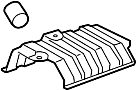 View Floor Pan Heat Shield (Rear) Full-Sized Product Image