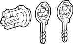 View Ignition Lock Cylinder Set Full-Sized Product Image