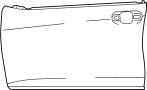 Image of Door Outer Panel (Front) image for your 2021 Toyota Camry 2.5L A/T AWD SE SEDAN 