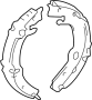 View Parking Brake Shoe Full-Sized Product Image