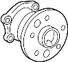 View Wheel Bearing and Hub Assembly (Rear) Full-Sized Product Image