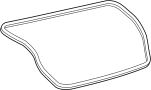 Image of Deck Lid Seal (Rear) image for your 2023 TOYOTA COROLLA Hybrid LE Sedan