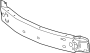 Image of Bumper Impact Bar (Front) image for your 2021 TOYOTA LAND CRUISER