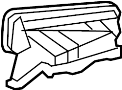 View Instrument Panel Air Duct (Rear, Upper) Full-Sized Product Image 1 of 5