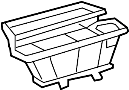View Instrument Panel Air Duct (Rear, Upper) Full-Sized Product Image 1 of 5