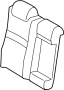 Image of Seat Back Cushion Cover (Rear) image