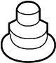 View Suspension Crossmember Insulator (Rear, Lower) Full-Sized Product Image 1 of 3