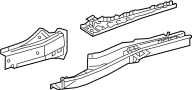 View Frame Side Member Assembly (Rear, Lower) Full-Sized Product Image 1 of 5