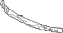 View Bumper Impact Absorber (Front, Upper) Full-Sized Product Image