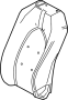 Image of Seat Back Cushion (Right, Front) image for your 2025 TOYOTA CAMRY SE Sedan 2.5L FULL HYBRID EV-GAS (FHEV) CVT AWD