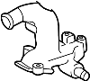 View Engine Coolant Outlet Flange Full-Sized Product Image