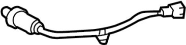 Image of Oxygen Sensor (Rear) image for your 2009 TOYOTA CAMRY SE