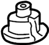 View Suspension. Cushion. Insulator. (Front, Rear) Full-Sized Product Image