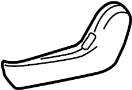 Image of Seat Trim Panel (Front, Lower) image for your 2010 Toyota Tundra  SR5 Extended Cab Pickup Fleetside 
