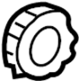 View Knob.  Full-Sized Product Image