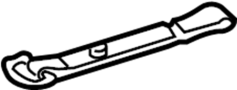 View Folding Seat Latch Release Handle Full-Sized Product Image