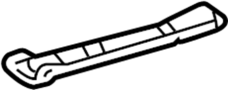 View Folding Seat Latch Release Handle Full-Sized Product Image