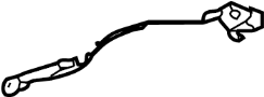 Image of Seat Back Lock (Rear) image for your 2010 Toyota Corolla   