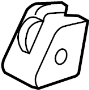 Image of Seat Track Cover (Rear, Lower) image for your 2024 Toyota Camry 2.5L A/T FWD SE SEDAN 