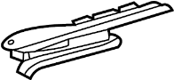 View Roof Side Rail (Right) Full-Sized Product Image 1 of 2