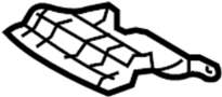 Image of RETAINER, ROOF HEADL. RETAINER, TRIM. image for your 2020 TOYOTA TACOMA TRD Sport Extended Cab Pickup Fleetside