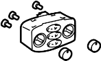 Image of HVAC Heater Control Switch Bezel image for your 2009 TOYOTA SIENNA
