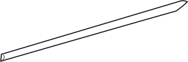 Image of Body side Molding. MOULDING, Door, O. (Rear) image for your TOYOTA SIENNA
