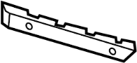 Image of Bumper Cover Support Rail (Front, Upper, Lower) image for your 2017 TOYOTA SIENNA Limited Mini Passenger Van