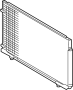Image of A/C Condenser image for your 2017 TOYOTA CAMRY Hybrid XLE Sedan