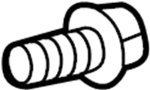 Image of Bolt. Shroud. Engine. Reservoir.  A bolt used to mount the. image for your 2017 TOYOTA SIENNA XLE Mini Passenger Van 3.5L  AWD