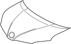 Image of Hood Panel image for your 2021 TOYOTA PRIUS Limited Hatchback