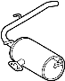 Image of Exhaust Muffler image for your 2011 Toyota RAV4 3.5L V6 A/T FWD Sport Sport Utility 