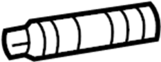 View Exhaust Manifold Stud Full-Sized Product Image